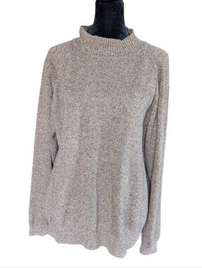 Tabi International Size L Brown Cotton Sweater Women's